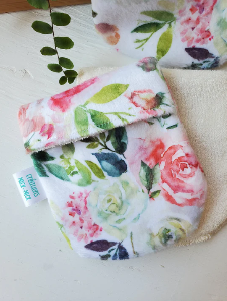 Mitaine de bain Aquarelle Florale